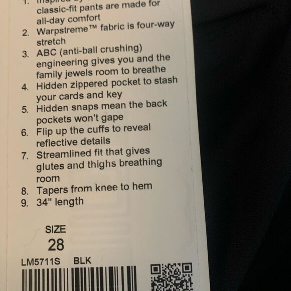 Lululemon Men's Commission Pant Classic 34”L - Picture 10 of 10